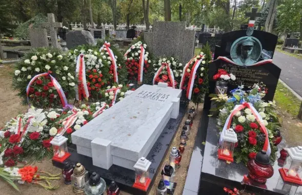 Магіла Сяргея Пясецкага ў Варшаве&nbsp;
