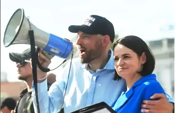 Светлана&nbsp;и Сергей Тихановские
