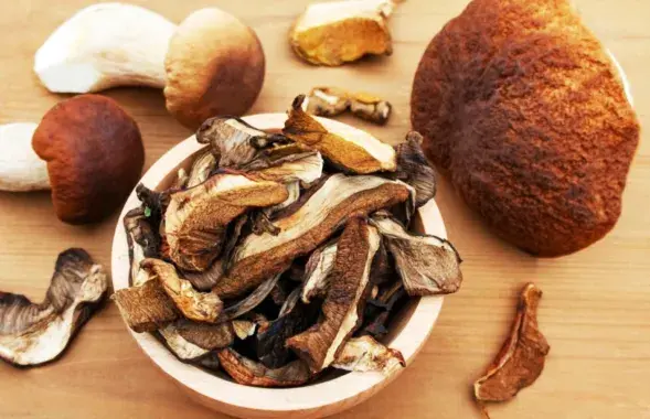 Сушеные грибы
