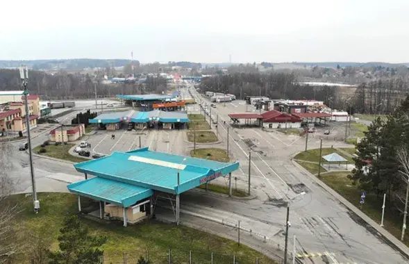 На белорусско-польской границе
