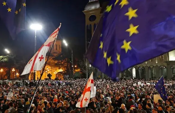 Протесты в Грузии
