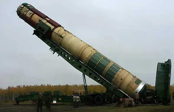 Российская ракета "Сатана"
