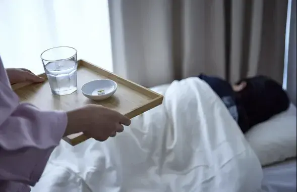 Догляд за хворым падлеткам
