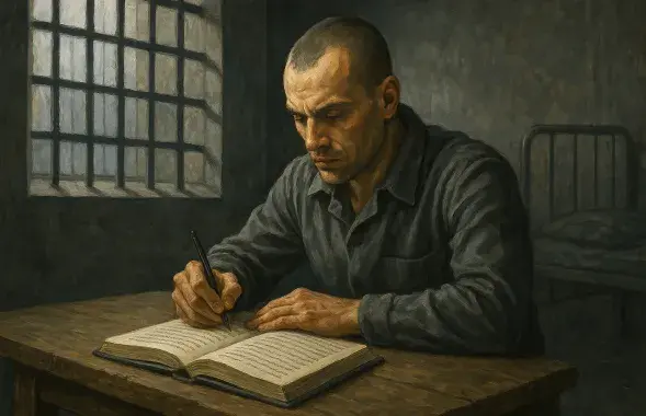 Так выглядае напісанне кнігі за кратамі на думку ChatGPT
