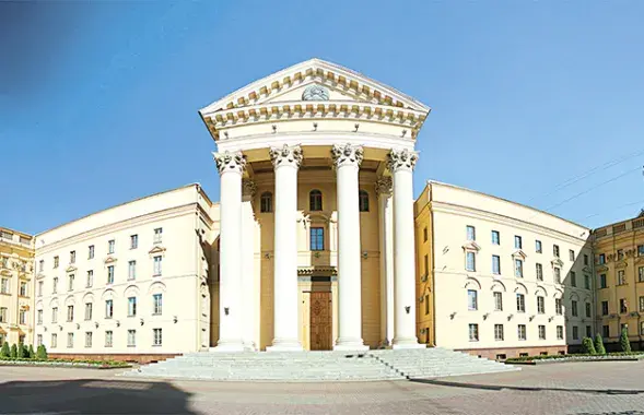 Галоўны будынак КДБ у Мінску
