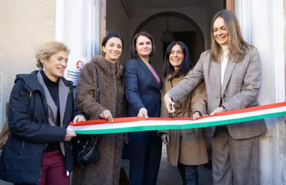 Ціханоўская адкрыла Цэнтр беларускай супольнасці ў Фларэнцыі
