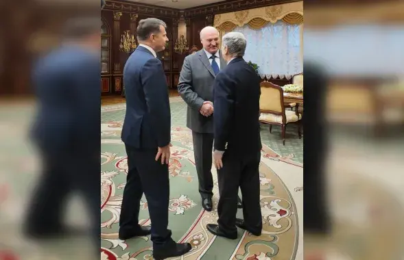 Встреча Лукашенко и Коула
