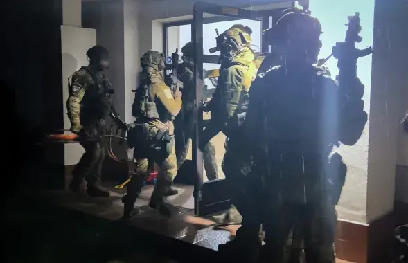 Затрыманне махляроў у Польшчы
