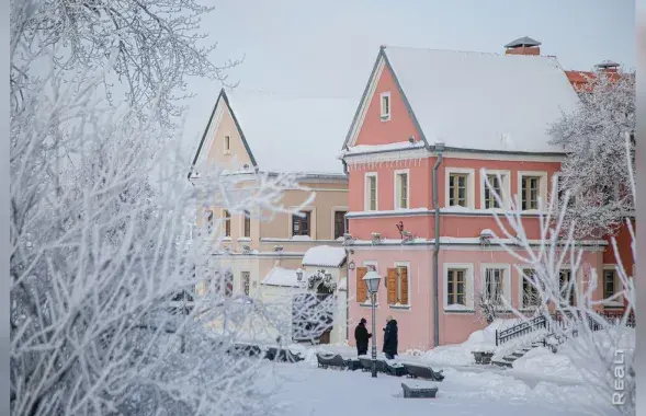 Зімовая надвор'е дорыць прыгажосць
