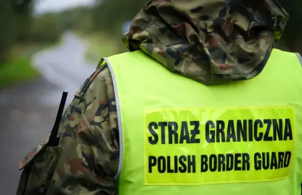 Супрацоўнік польскай службы аховы мяжы

