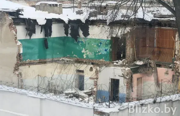 Пачаўся знос "Валадаркі"
