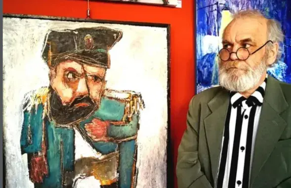 Владимир Акулов и его картина "Генерал" (1989)
