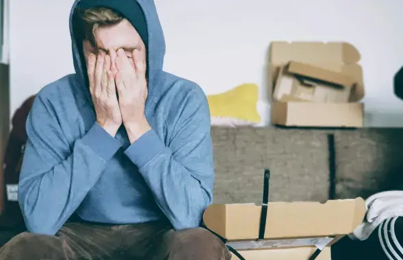 Эмацыйнае выгаранне, фота ілюстрацыйнае
