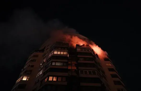 Киев после российской атаки 3 февраля
