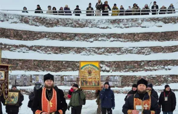 В Могилеве состоялось шествие к месту массовых репрессий
