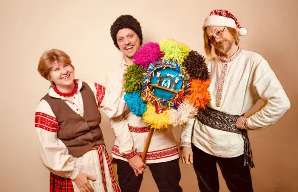 Надежда Нортон, Сержук Долгушев и Александр “Маляваныч” Жданович
