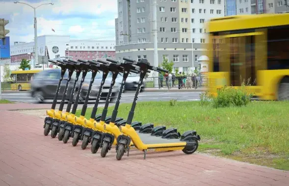 Шеринговые самокаты в Минске
