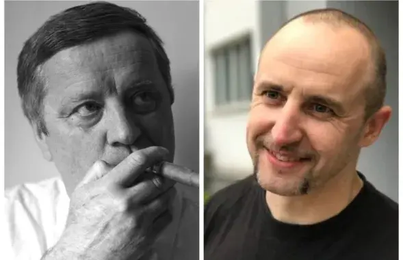 Вацлаў Багдановіч і Алесь Яўдаха
