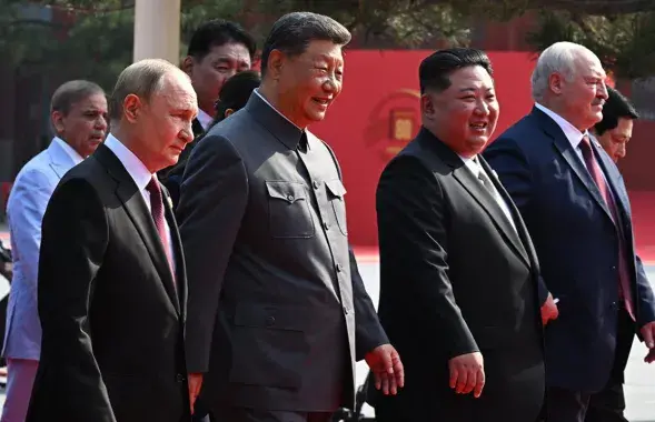 Пуцін, Сі Цзіньпін, Кім Чэн Ын і Лукашэнка
