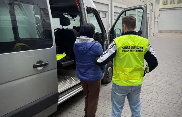 Затрыманне ўкраінкі ў Лодзі&nbsp;
