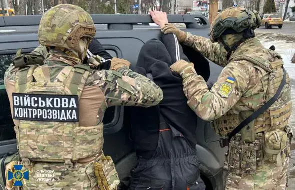 Затрыманне агента ва Украіне
