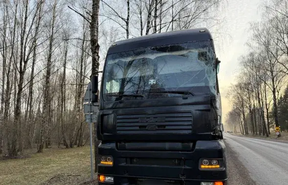 Аварыя пад Віцебскам
