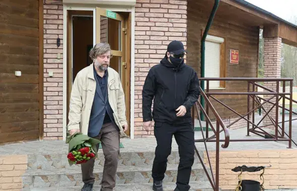 Аляксандр Буцягін пасля абмену
