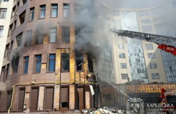 Наступствы ўдару па Харкаве
