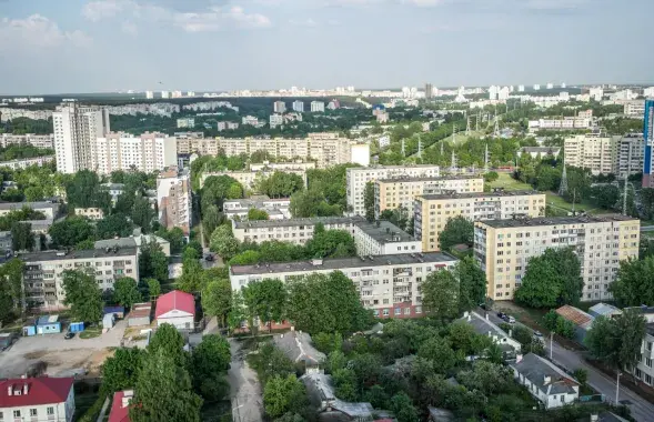Панарамны від на сталічны мікрараён "Зялёны Луг"
