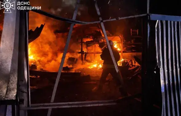 Наступствы расійскай атакі ў Адэскай вобласці
