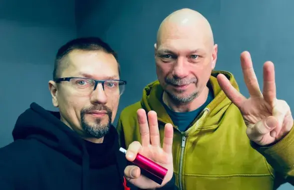Януш Гаврилюк и Андрей Кудиненко (справа)
