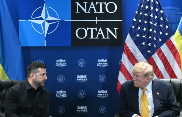 Владимир Зеленский и Дональд Трамп
