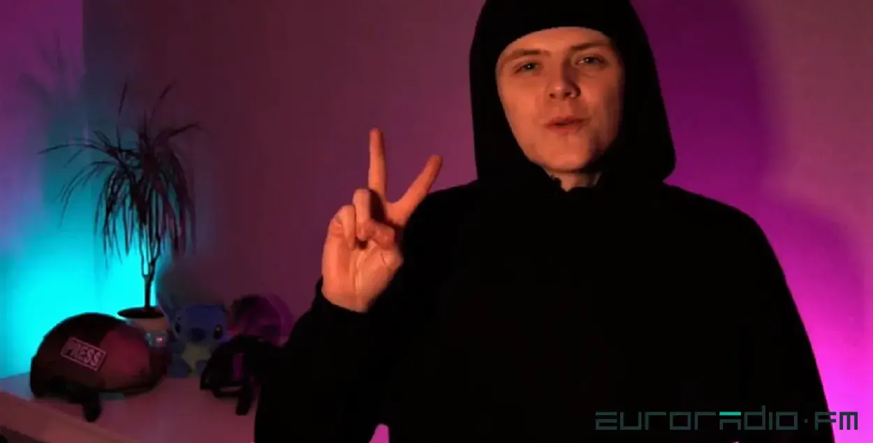 Белорусский анархист Иван Красовский / Cкриншот с видео в Instagram
