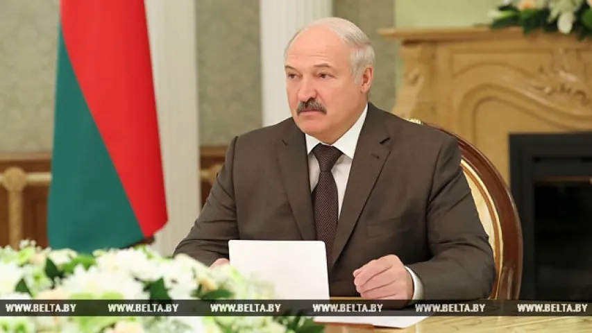 Лукашэнка расказаў пра "замежныя палітбюро" і атакі на мінскія пагадненні
