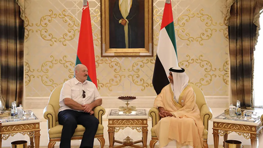 У Аб'яднаных Арабскіх Эміратах Лукашэнка працягвае "гандляваць за іншых"