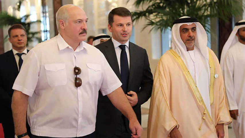 У Аб'яднаных Арабскіх Эміратах Лукашэнка працягвае "гандляваць за іншых"