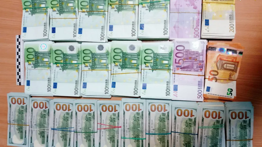 Беларусы злавілі расіяніна з самай вялікай сумай незадэклараванай валюты. Фота