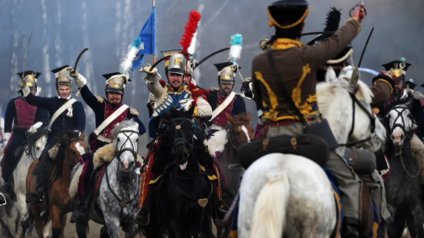 Пад Барысавам рэканструявалі бітву 1812 года (фота)