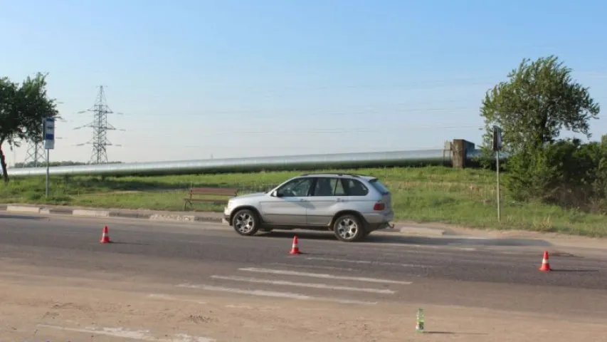 У Гродне грузавік збіў траіх чалавек на пешаходным пераходзе (фота)