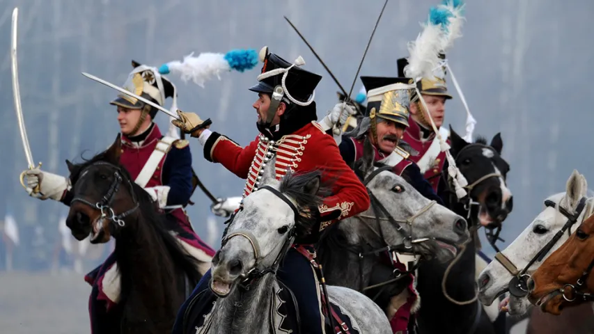 Пад Барысавам рэканструявалі бітву 1812 года (фота)