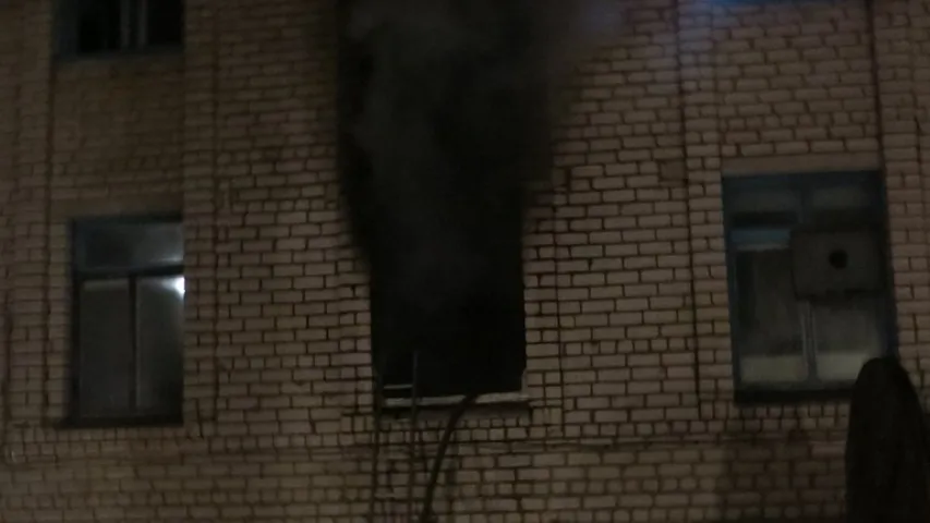 У Барысаве падчас пажару ў адміністрацыйным будынку загінуў чалавек