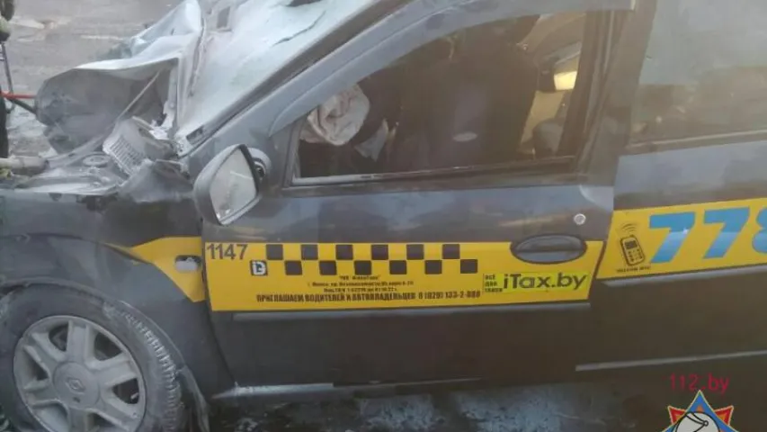 З’явіліся новыя падрабязнасці пра ДТЗ з таксі, у якім загінулі 2 пасажыры