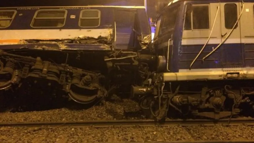 У Польшчы сутыкнуліся цягнікі, пацярпелі дзясяткі чалавек (фота)