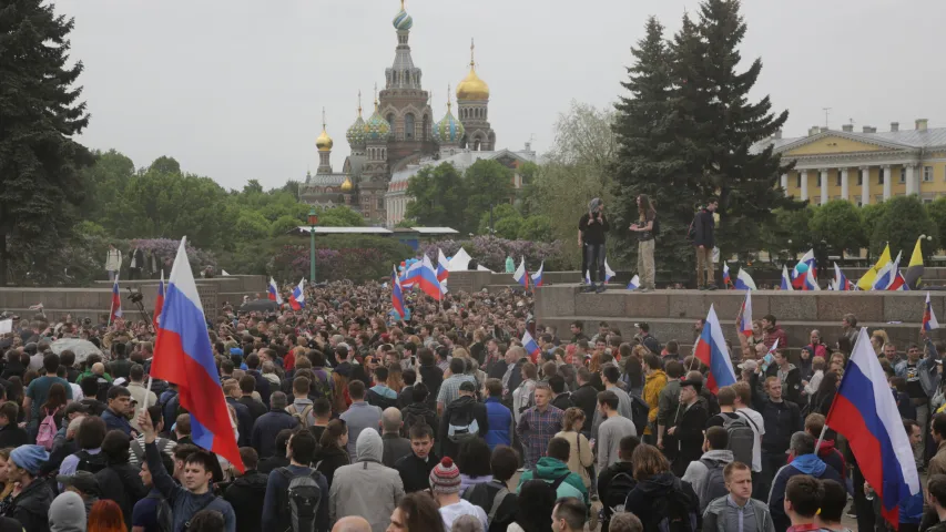 У 200 гарадах Расіі прайшлі акцыі пратэсту, затрымана 700 чалавек (фота, відэа)