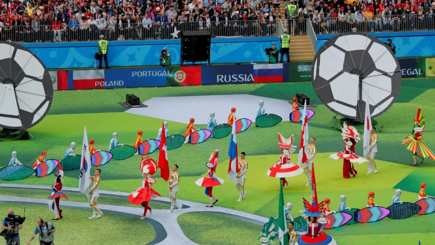 У Расіі пачаўся чэмпіянат свету па футболе (фотарэпартаж)