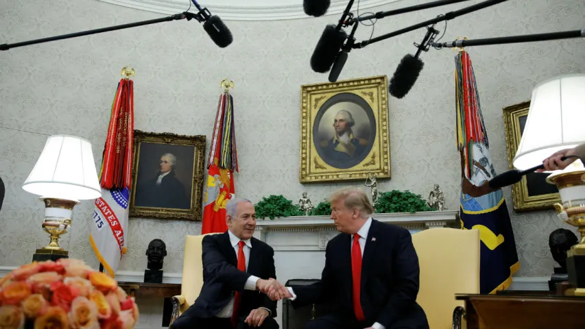 Дональд Трамп прызнаў суверэнітэт Ізраіля над Галанскімі вышынямі
