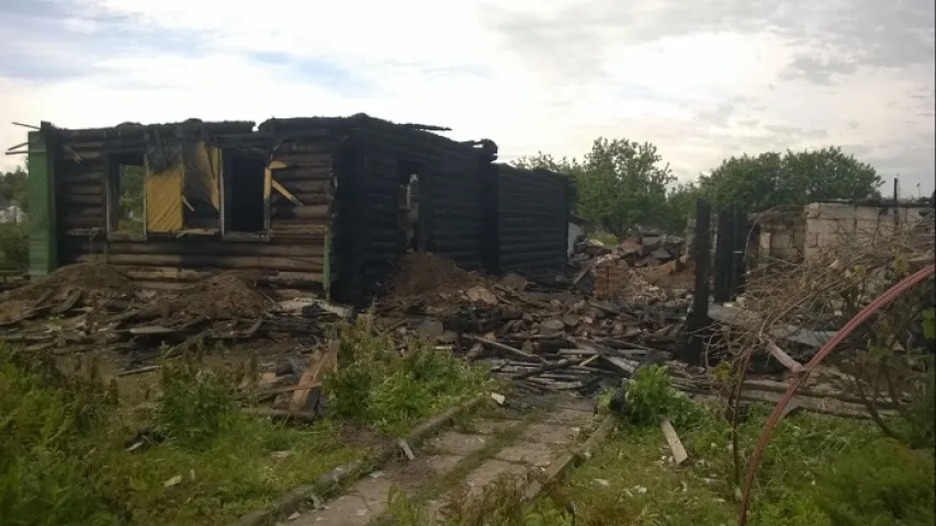 У Верхнядзвінскім раёне падчас пажару загінулі 4 чалавекі, у тым ліку дзіця