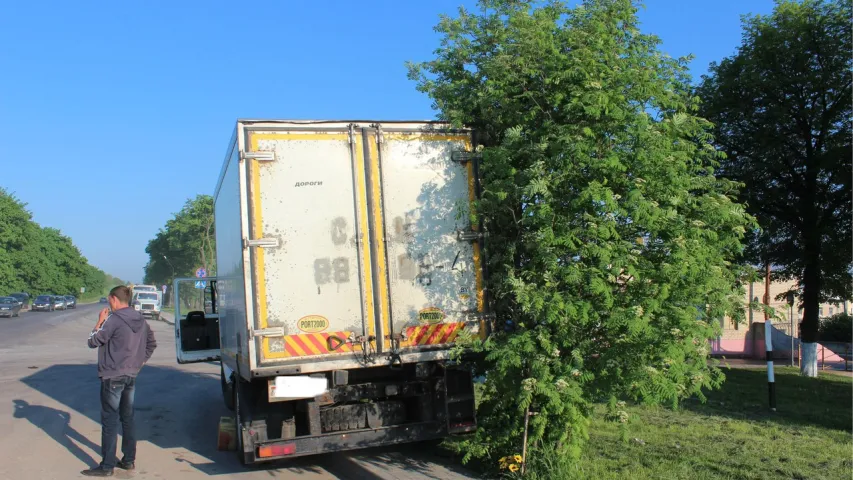 У Гродне грузавік збіў траіх чалавек на пешаходным пераходзе (фота)