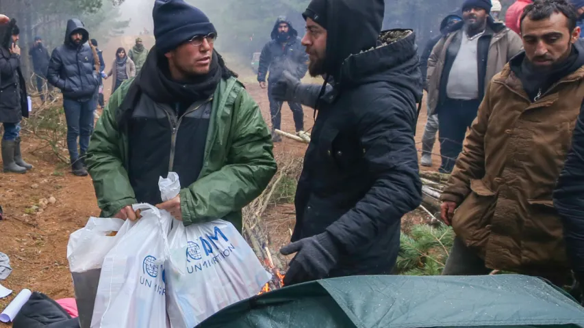 У ААН прапанавалі перамясціць мігрантаў "у больш бяспечныя месцы ў Беларусі"