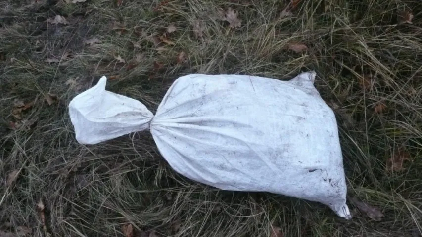 У Столінскім раёне кантрабандысты выкінулі з цягніка 93 кг сала (фота)